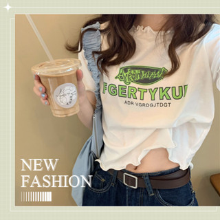 LHSunshine แนะนำ📌เสื้อผ้าแฟชั่น เสื้อยืดคอกลมแขนสั้นใส่ได้ทุกโอกาส เสื้อผ้าเนื้อนิ่มเด้งใส่สบาย น่ารักมากแม่🎉