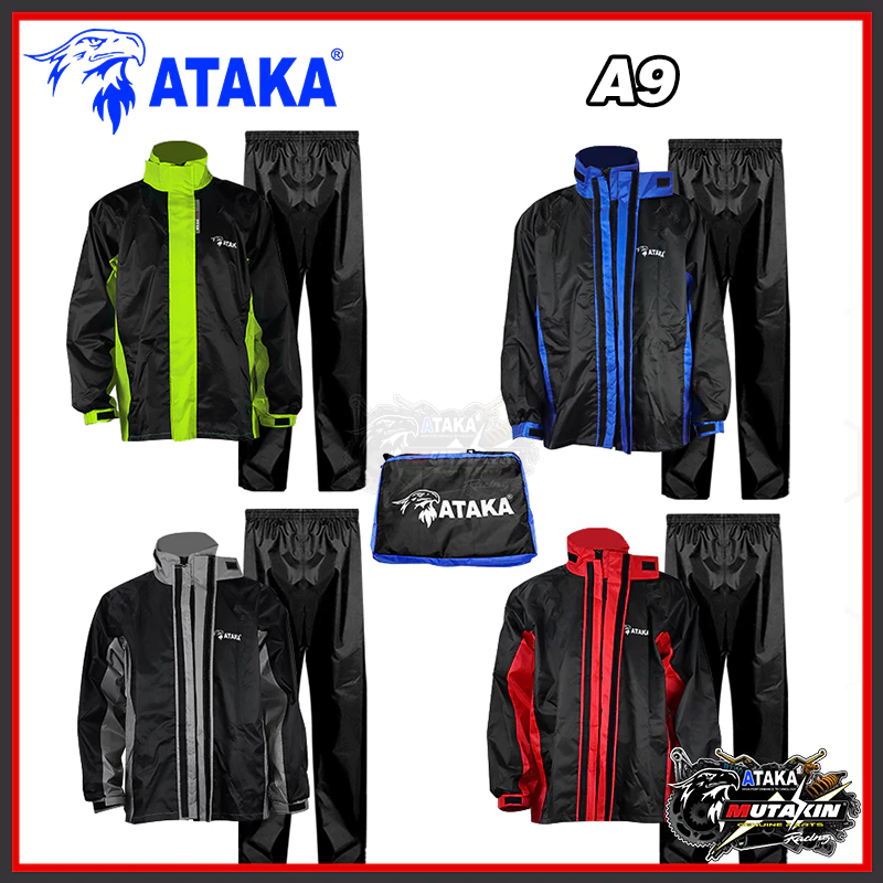 MUTAKIN A9 ชุดกันฝนมอเตอร์ไซค์ กันน้ำ มีแถบสะท้อนแสง thumbnail 3