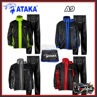 [ส่งเร็วทันใจ] เสื้อกันฝน ชุดกันฝน MUTAKIN A9 Raincoat ชุดกันฝน ขี่ มอเตอร์ไซค์ เสื้อกันฝนแบบหนา กันฝน S -6XL กัน