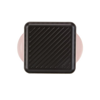 ถาดเหล็กหล่อสี่เหลี่ยมสีชมพู SQUARE GRILL 24CM CHIFFON PINK