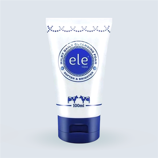 ele Tujaa Milky Daily Cleansing Foam (100ml)คลีนเซอร์เนื้อโฟมนม ทําความสะอาดผิวหน้าอย่างหมดจด บํารุงผิวให้นุ่มเนียน