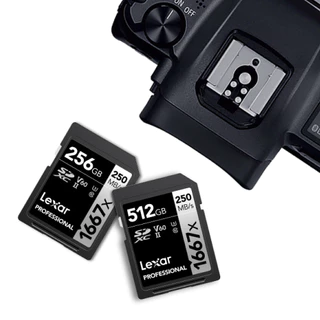 Lexar SD1667x 128GB UHS-II U3 V60 SD Card (เอสดีการ์ด) Full-HD 3D 4K RW250/120MB/s (LSD128CB1667) เมมโมรี่การ์ด