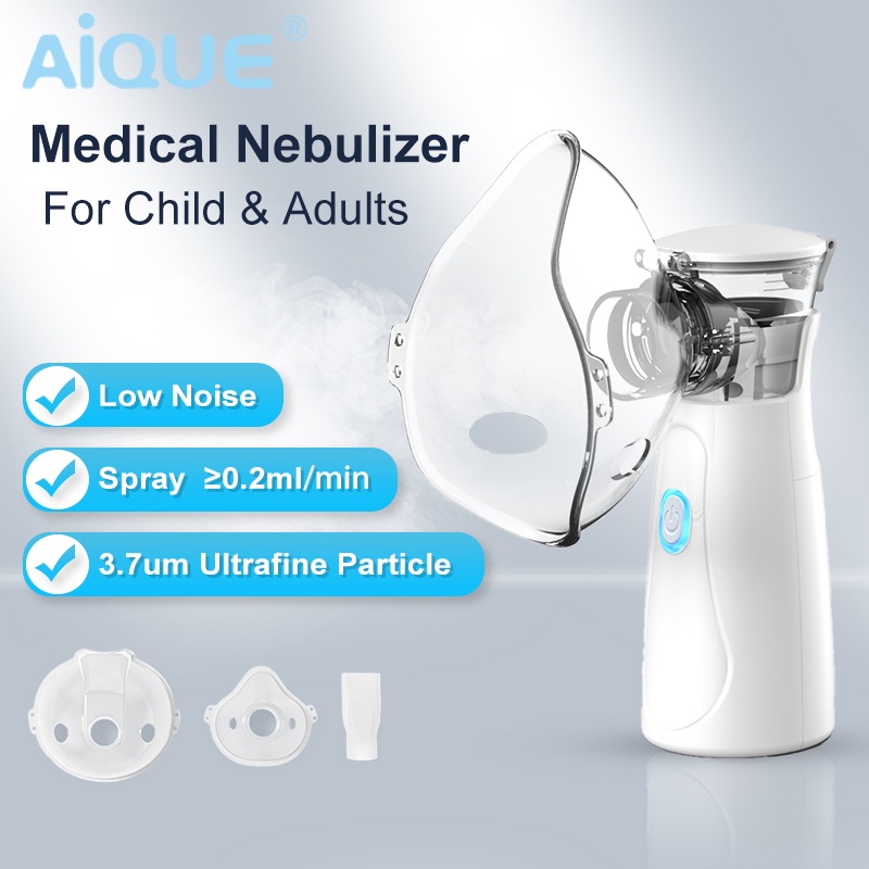 Portable nebulizer Ultrasonic nebulizer machine portable steam ventolin inhaler mesh nebulizer children's cat asthma saline