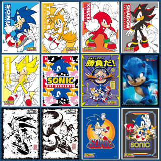 Character Sleeve Sonic the Hedgehog : Sonic, Tails, Knuckles, Shadow, Super Sonic - ซองใส่การ์ด