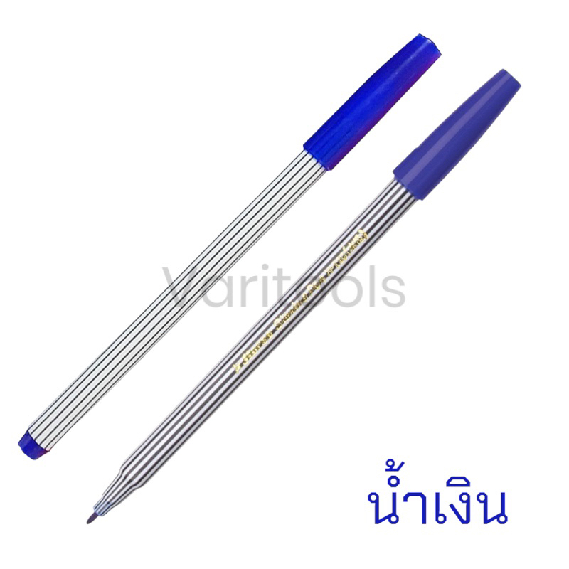 Pilot  [ยกกล่อง 12  แท่ง] ปากกาเมจิกหัวเดียว PILOT รุ่น SDR-200 สีดำ แดง น้ำเงิน