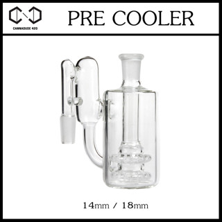 Pre cooler Recycler dropdown ash catcher อะไหล่ แจกันแก้ว บ้องแก้ว เพิ่มความนุ่ม 14mm/18mm. AC48