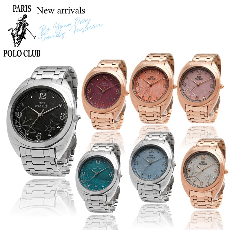 นาฬิกาข้อมือผู้หญิง Paris Polo Club รุ่น PPC-220608L