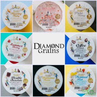 Promotion!! Diamond Grains Bowl ไดมอนด์เกรน มอลต์เฟลค (แบบถ้วย แพ็ก 6 ชิ้น) ธัญพืชไม่ขัดสี ไม่ผสมแป้งสาลี เพื่อสุขภาพ