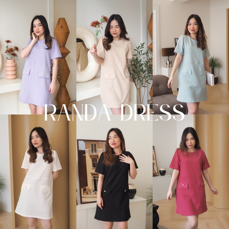 พร้อมส่ง💓 shatamps randa dress ชุดเดรส เดรสทำงาน เดรสสีดำ