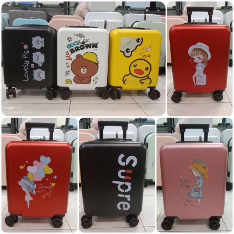 กระเป๋าเดินทาง ล้อลาก 16 นิ้ว การ์ตูน กะทัดรัด เดินทาง1-2วัน