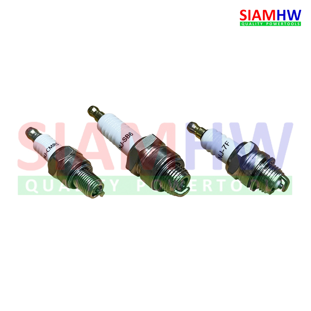 หัวเทียน ของแท้ เกรดพรีเมี่ยม NJ-7F NJ-CMR5 NJ-SB6 อะไหล่คุณภาพสูง ไฟแรงจนเป็นลิ่ม ทนทาน อายุการใช้งานยาวนาน