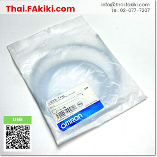 พร้อมส่ง, (A)Unused, E32-T14L Fiber Optic Sensor, ไฟเบอร์ออปติกเซนเซอร์ สเปค 2m, OMRON (66-007-213)