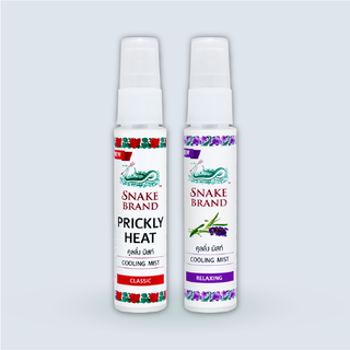 Snake Brand Prickly Heat Cooling Mist (30ml)มิสท์สำหรับผิวกายที่ให้ความเย็น หอม สดชื่น สบายตัว