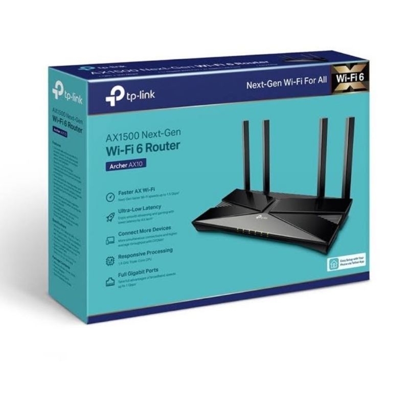 Router TP-LINK (Archer AX23) Wireless AX1800 Dual-Band Gigabit WiFi 6