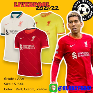 💥SALE‼ พร้อมส่งจากไทย🇹🇭 เสื้อบอล ลิเวอร์พูล เหย้า เยือน ชุดที่3 เกรดAAA ปี 2021/22 (มือ1 ป้ายห้อย) Liverpool Jersey21/22