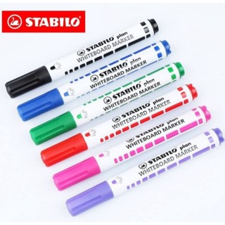 ปากกาไวท์บอร์ด STABILO Plan 641 สตาร์บิโล หัวกลม