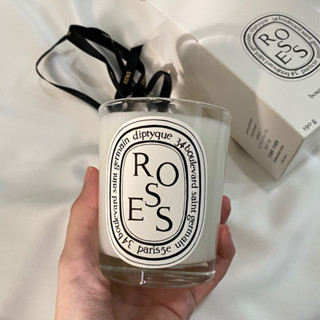 Diptyque Bougie Parfume Scented Candle 190g #Roses