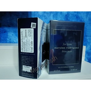 Narciso Rodriguez for him Blue Noir EDT Extreme 100 ml แท้💯% ป้ายห้าง และ สคบ.ไทย/กล่องซีล