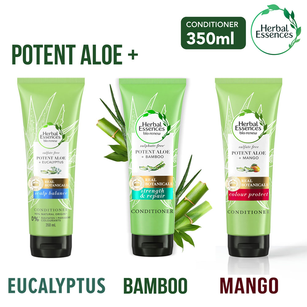 Herbal Essences Aloe Conditioner 350ml - Mango / Bamboo / Eucalyptus