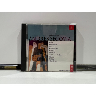 1 CD MUSIC ซีดีเพลงสากล ANDRES SEGOVIA quitar recital (G2G39)