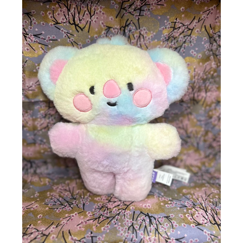 ตุ๊กตา koya BT21 rainbow flatfur ตุ๊กตา bts บังทัน