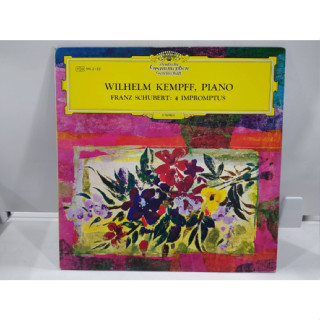 1LP Vinyl Records แผ่นเสียงไวนิล WILHELM KEMPFF, PIANO FRANZ SCHUBERT: 4 IMPROMPTUS  (J24A166)