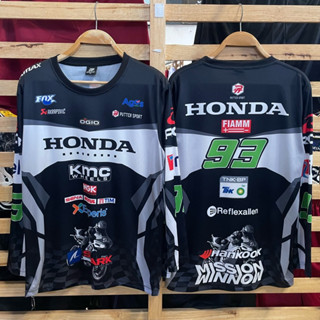 ✨มาใหม่ เสื้อกีฬาพิมพ์ลายแขนยาวHONDA