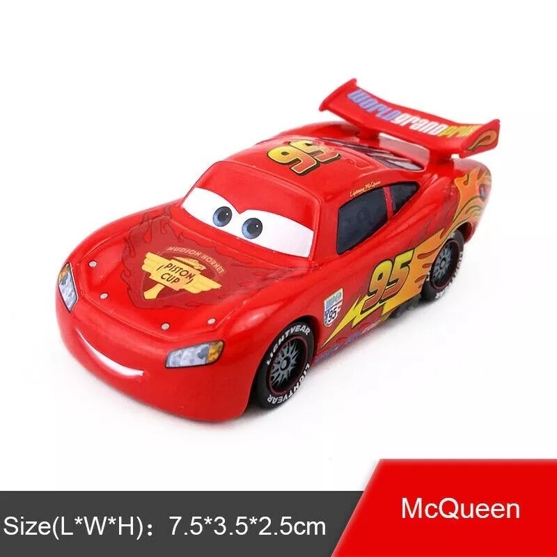Disney Pixar Car​2 -​ Lightning McQueen รถเหล็กขนาด 4-8 ซม. PVC