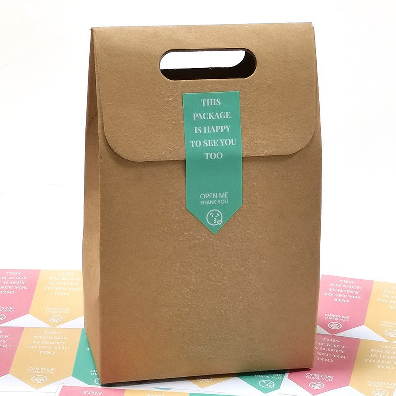 สติ๊กเกอร์ติดกล่องขนม สติ๊กเกอร์เบเกอรี่ (PJ-0013) สติ๊กเกอร์คาดกล่อง สติ๊กเกอร์เกาหลี สติ๊กเกอร์ติดกล่องข้าว (1แผ่น) - รูปที่ 3