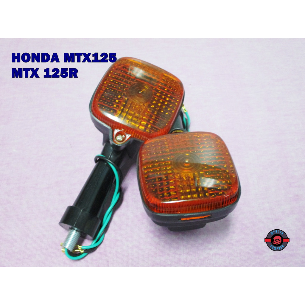 HONDA MTX 125 MTX 125R REAR TURN SIGNAL  # ไฟเลี้ยวหลัง (ฝาครอบไฟสีส้ม)
