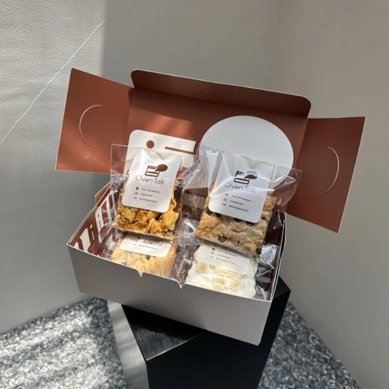 Oven Talk - Brookie in the box - เซ็ทบรู้กกี้6รสชาติ มาพร้อมกล่อง (ระบุรสที่ต้องการที่ Note to Seller เท่านั้น)