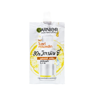 GARNIER LIGHT COMPLETE WHITE SPEED การ์นิเย่ คอมพลีท ยูซุซูเปอร์ เอสเซนส์ 7.5มล. 1 ซอง