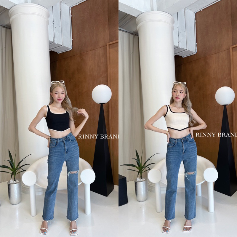 เสื้อกล้าม 2Tone Top -Soul Studio🛒🪞