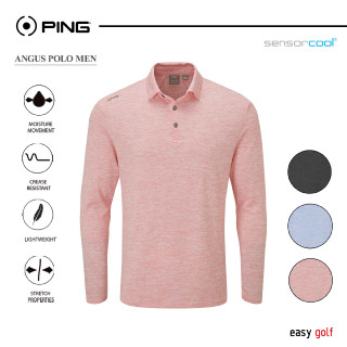 PING ANGUS POLO PING MENS POLO เสื้อกอล์ฟผู้ชาย  เสื้อกีฬากอล์ฟผู้ชาย  เสื้อกีฬาผู้ชาย