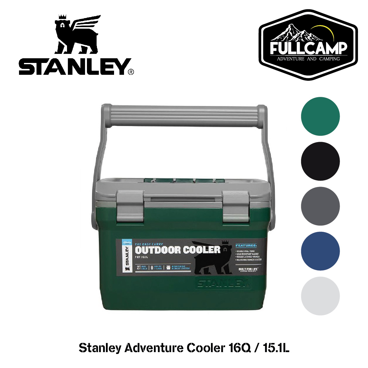 Stanley Adventure Cooler 16Q / 15.1L กระติกน้ำ​แข็ง ถังน้ำเเข็งเก็บความเย็น
