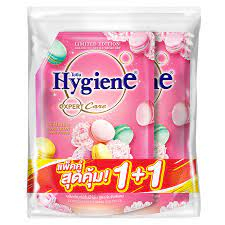 [ทั้งหมด 2 ถุง] HYGIENE ไฮยีน น้ำยาปรับผ้านุ่ม ดิลิเชียส ซีรีส์ กลิ่นซัมเมอร์ มาการอง 1100 มล.