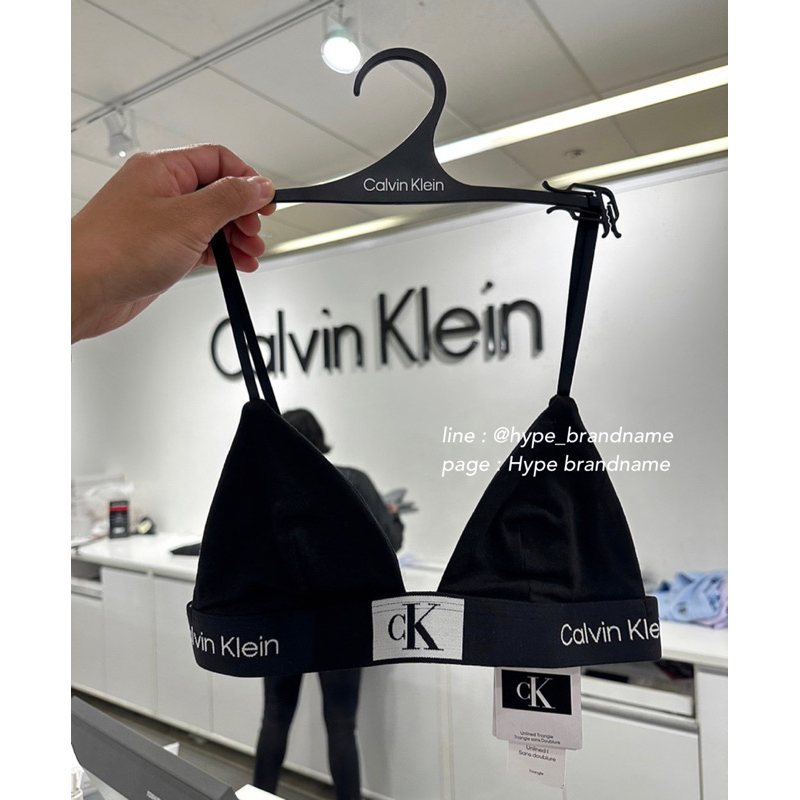 Calvin Klein (ของแท้ ) Calvin Klein 1996 Unlined Triangle Bralette