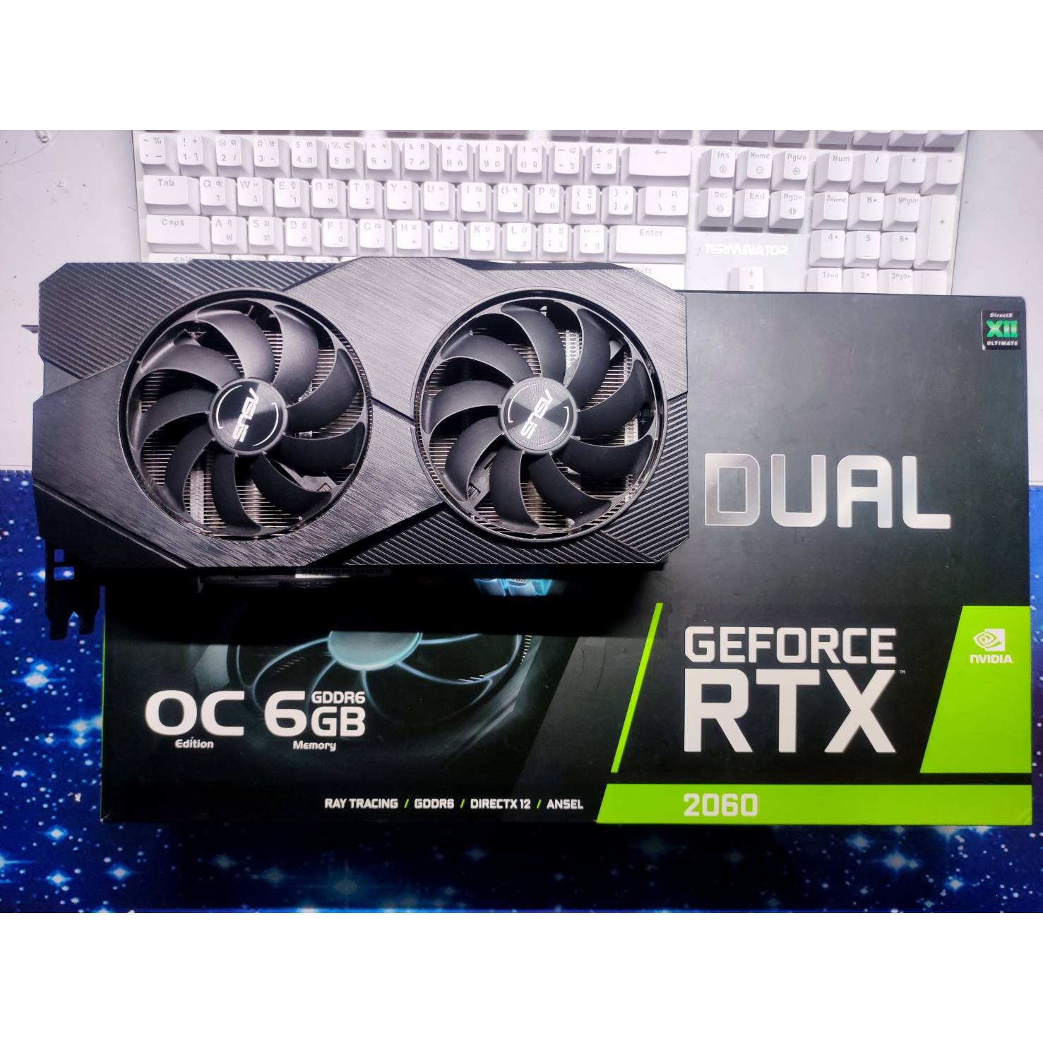 (ทักแชท ลด4,690฿) การ์ดจอ RTX 2060Super 2060  RTX2060 เหมือนใหม่ ประกันยาว การ์ดจอ ไม่ผ่านการขุด การ์ดจอมือสอง