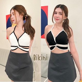 🌷GoodLucky🌷(Bikini) ชุดว่ายน้ำ บิกินี่ เล่นทะเล ผ้า2ชั้นเย็บประกบ แซ่บสุดด