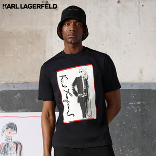 KARL LAGERFELD - KARL ARCHIVE T-SHIRT 235M1702 เสื้อยืด