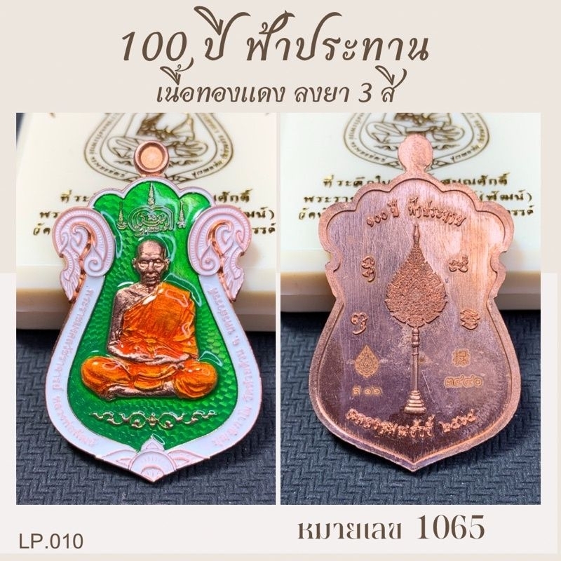 เหรียญหลวงพ่อพัฒน์  รุ่น100ปี ฟ้าประทาน