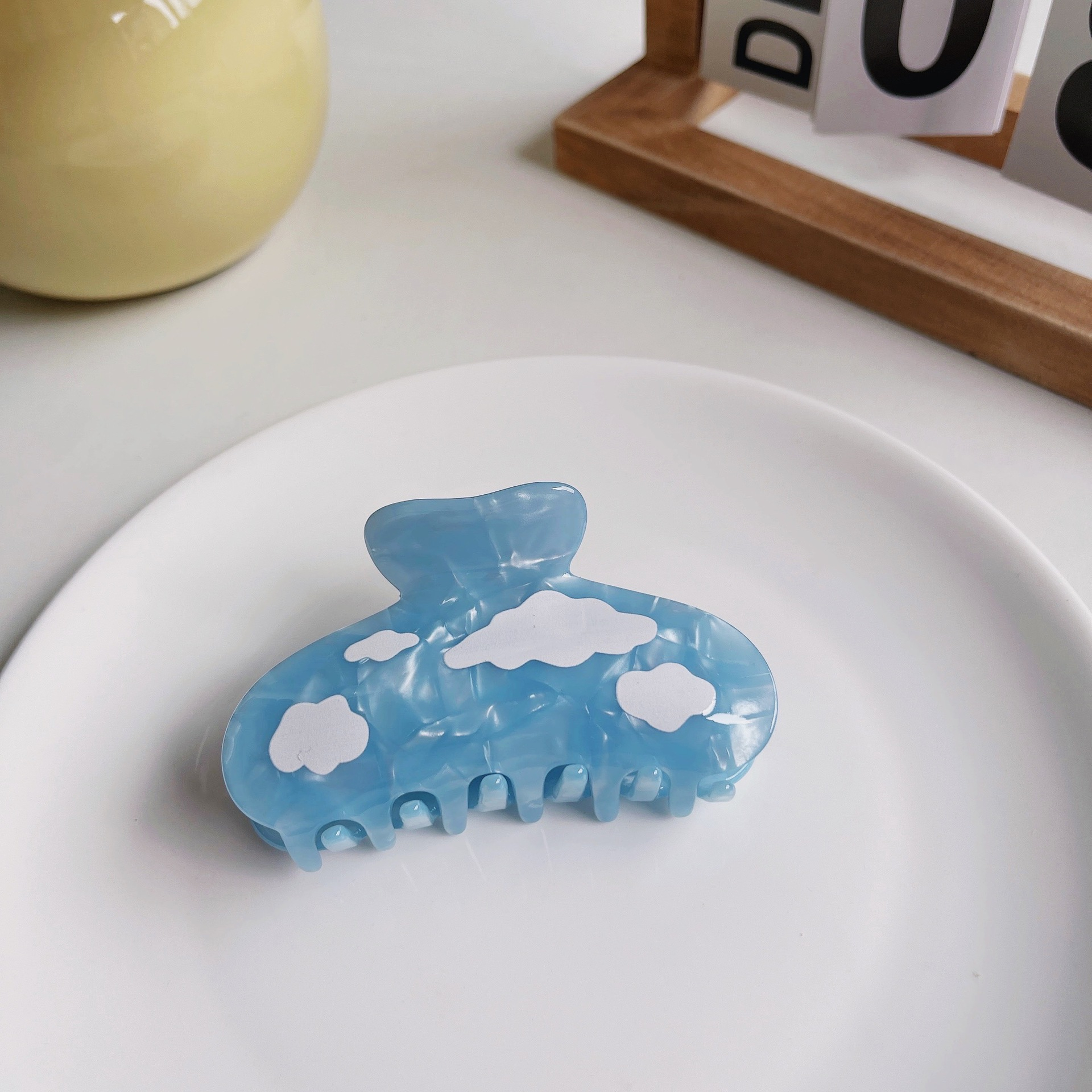 🌷พร้อมส่ง🌷 Thunder&Strom Hair Clip กิ๊บหนีบผม กิ๊บติดผม กิ๊ฟ ลายสายฟ้า พายุ สีฟ้า งาน HandMade สไตล์เกาหลี เกรดดีมาก - รูปที่ 2