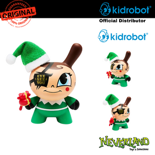 (KIDROBOT) Holiday Dunny Go Elf Yourself 3" Vinyl Figure Nice Edition