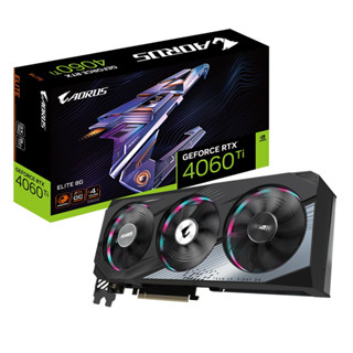 GIGABYTE GeForce RTX 4060 Ti AORUS ELITE 8GB GDDR6 Graphics Card การ์ดจอ