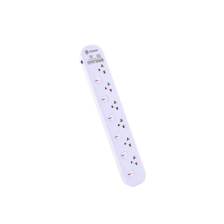 ส่งฟรี Toshino รางปลั๊กไฟ 3-6 ช่อง 3-6 สวิตช์ 1.5-5 เมตร 16A/3600W รุ่น JT