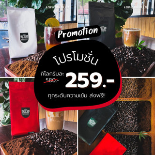 กาแฟอาราบิก้าแท้ปางขอน (คั่วกลางค่อนเข้ม)