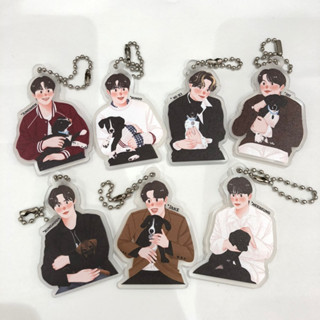 Acrylic Keychain พวงกุญแจ Enhypen &amp; Dog เอ็นไฮเพน เอนไฮเพน Heeseung Jay Jake Sunghoon Sunoo Jungwon Ni-Ki by mommyjiminn