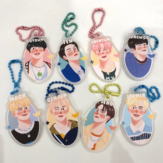 พวงกุญแจ acrylic keychain NCT Resonance Pt.2 Doyoung Ten Jaehyun Jungwoo Mark Renjun Jeno Jaemin by mommyjiminn