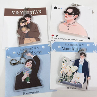 Acrylic Keychain V thv taehyung วี แทฮยอง BTS ARMY พวงกุญแจ บีทีเอส บังทัน butter yeontan Me,Myself &amp; V by mommyjiminn