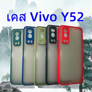 **พร้อมส่งในไทย**เคสโทรศัพท์ 4สี สำหรับVIVO V23E V21 5G Y20 Y11/Y12 Y76 5G Y52 Y3S Y16 Y35 5G Y33S/Y21